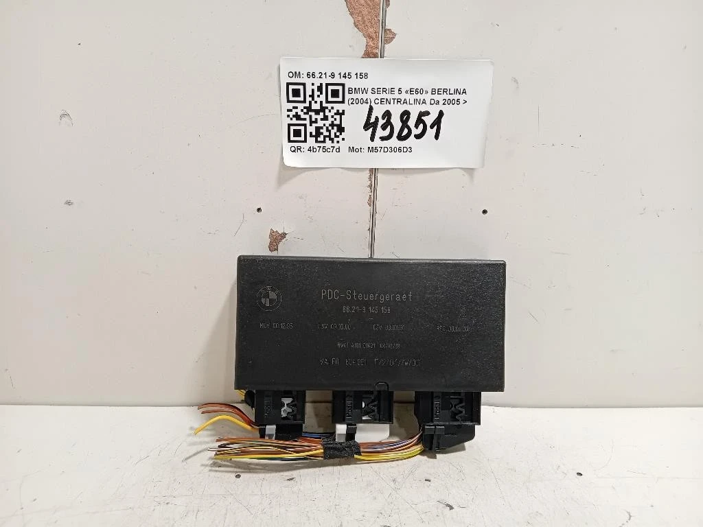 Centralina 66219145158 Bmw Serie 5 E60 Berlina 2004