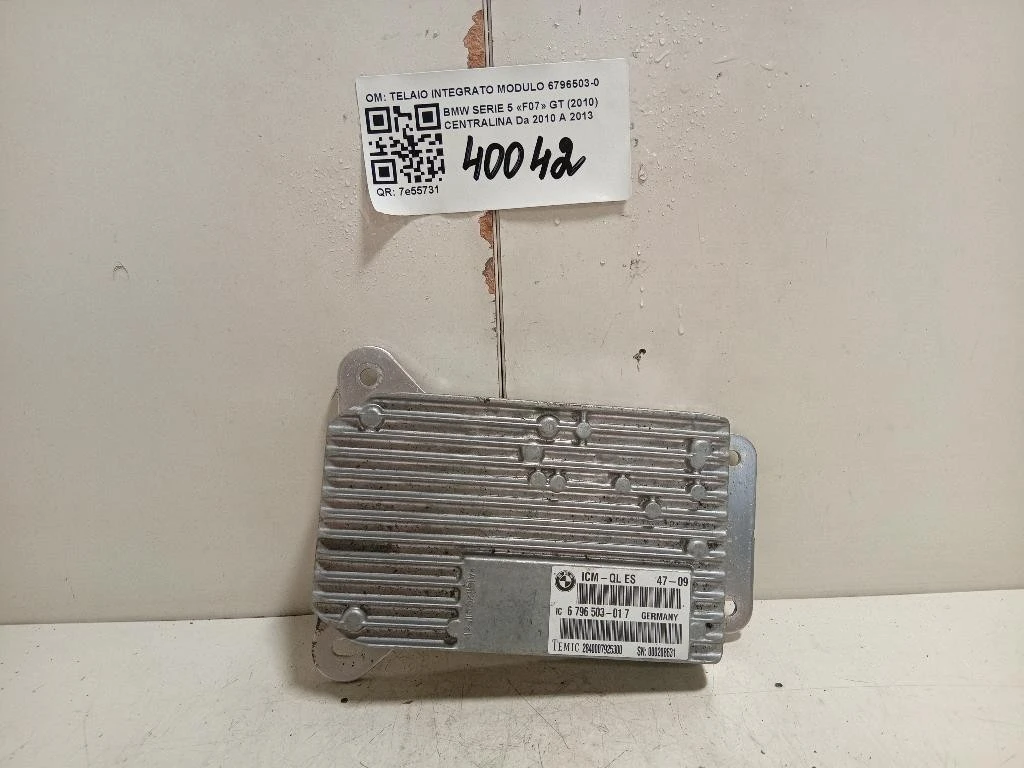 Centralina TELAIO INTEGRATO MODULO 6796503-01 Bmw Serie 5 F07 GT 2010