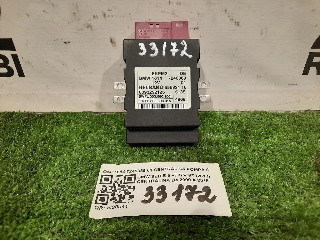 Centralina 1614 7240389 01 CENTRALINA POMPA CARBURANTE Bmw Serie 5 F07 GT 2010