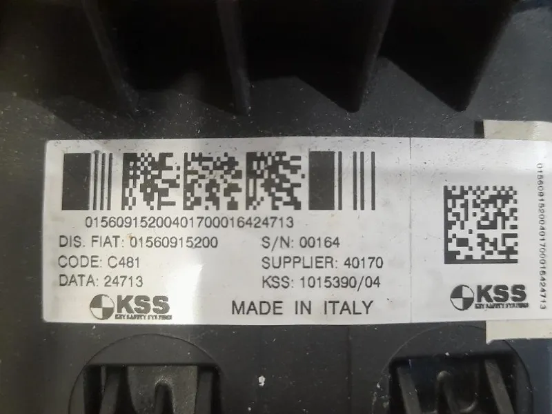 Air-bag Guidatore 156106834 Alfa Romeo Giulietta 2013