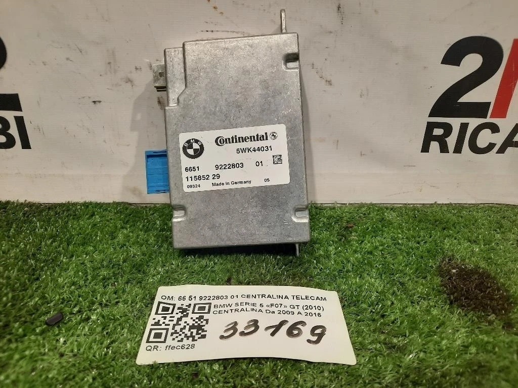 Centralina 6651 9222803-01 CENTRALINA TELECAMERA Bmw Serie 5 F07 GT 2010