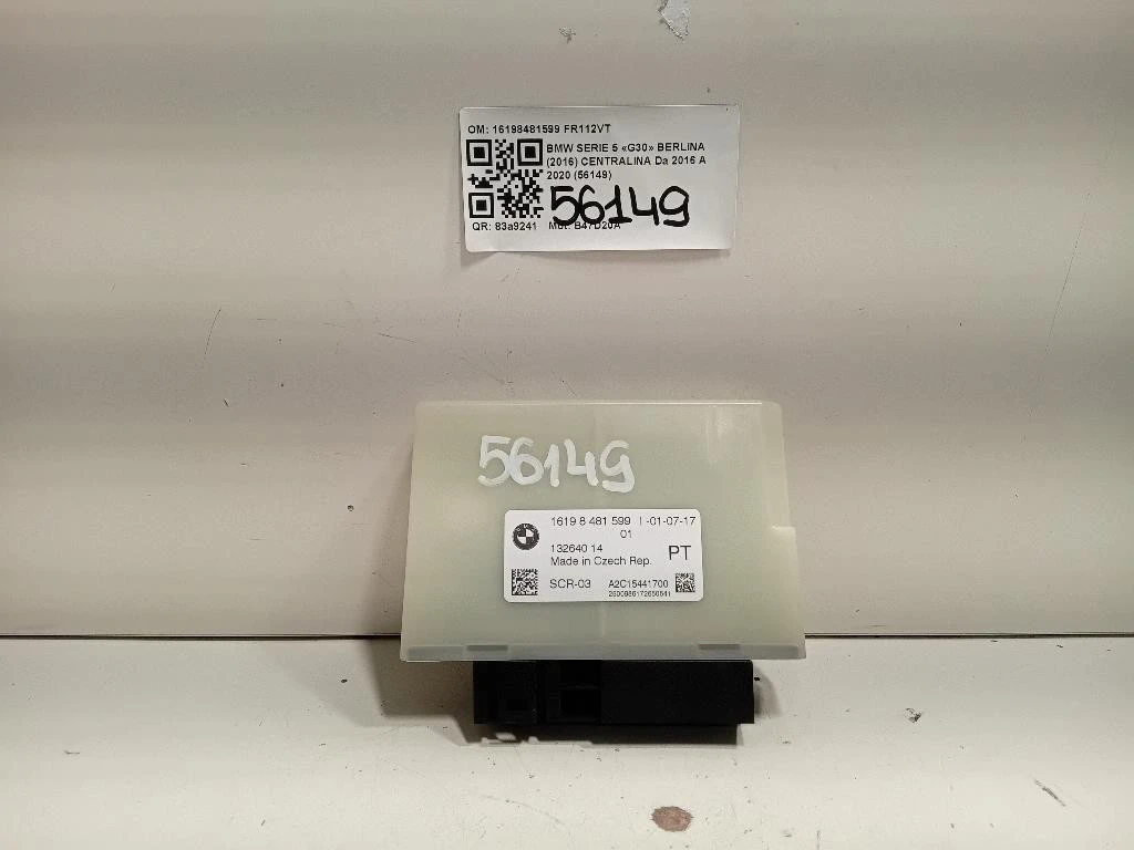 Centralina 16198481599 Bmw Serie 5 G30 Berlina 2016
