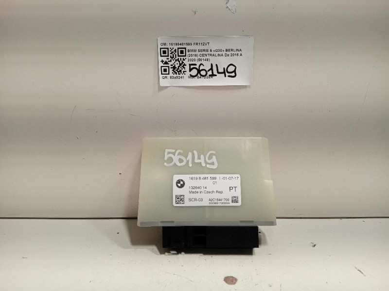 Centralina 16198481599 Bmw Serie 5 G30 Berlina 2016
