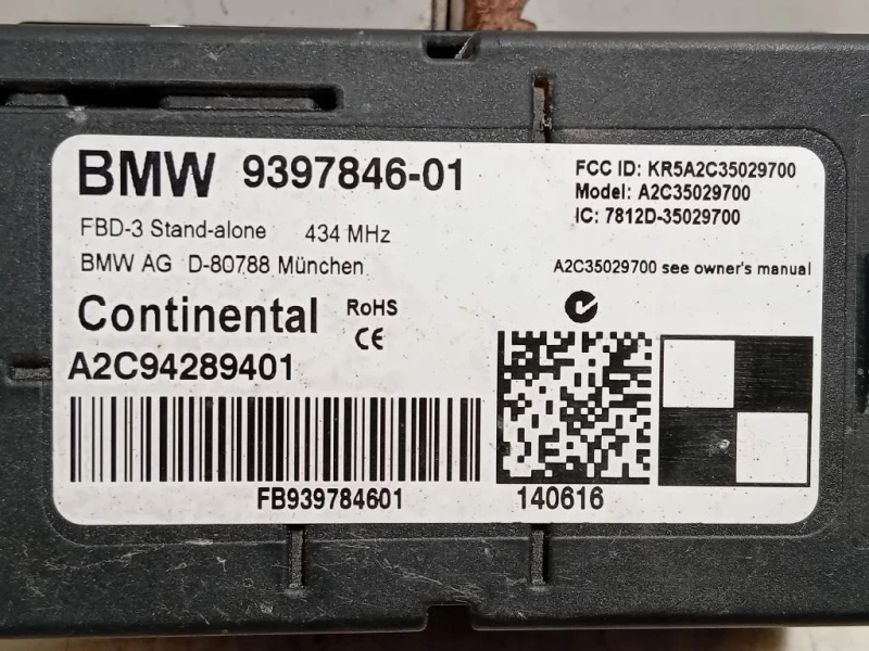 Centralina 9397846-01 Bmw X1 F48 2015