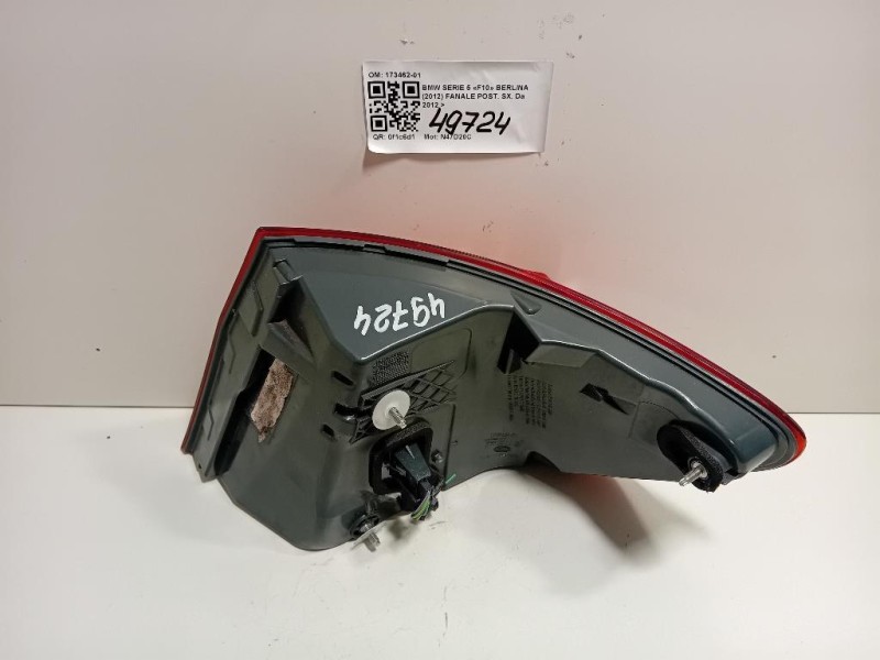Fanale POST SX 173462-01 Bmw Serie 5 F10 Berlina 2012