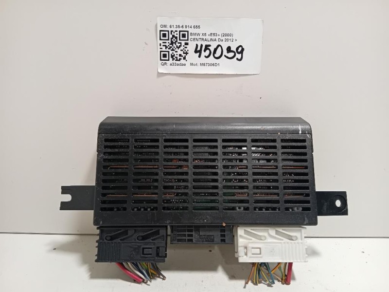 Centralina 6135-6 914 655 Bmw X5 E53 2000