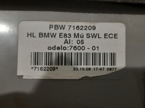 Fanale POST SX 7162209 Bmw X3 E83 2004