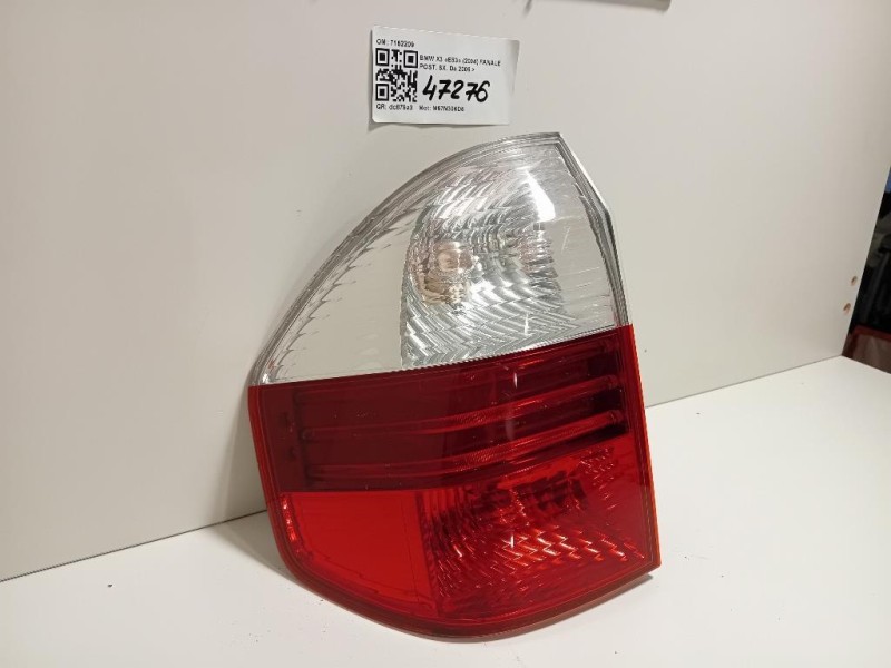 Fanale POST SX 7162209 Bmw X3 E83 2004