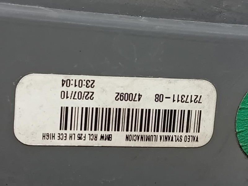 Fanale POST SX 7217311 08 Bmw X3 F25 2011