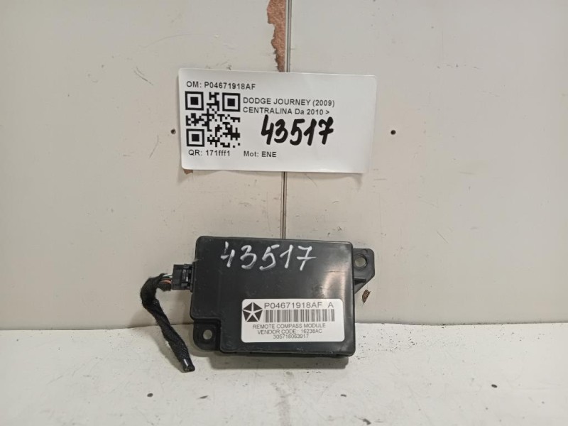 Centralina P04671918AF MODULO DI CONTROLLO Dodge Journey 2009