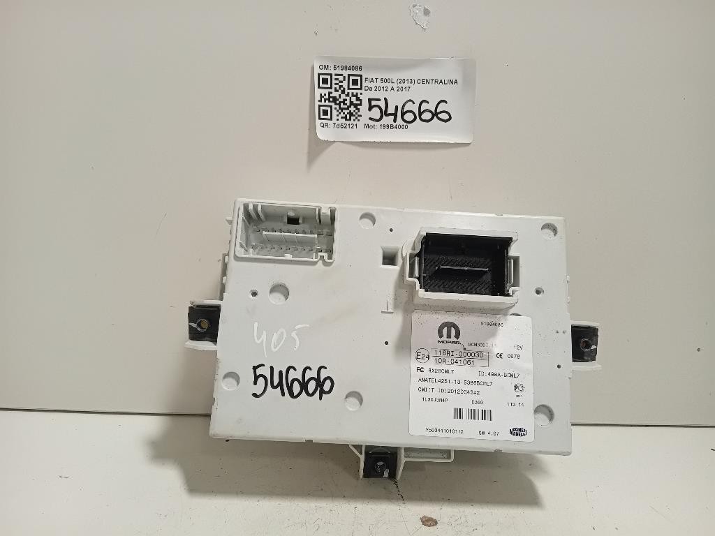 Centralina 51984086 Fiat 500L 2013