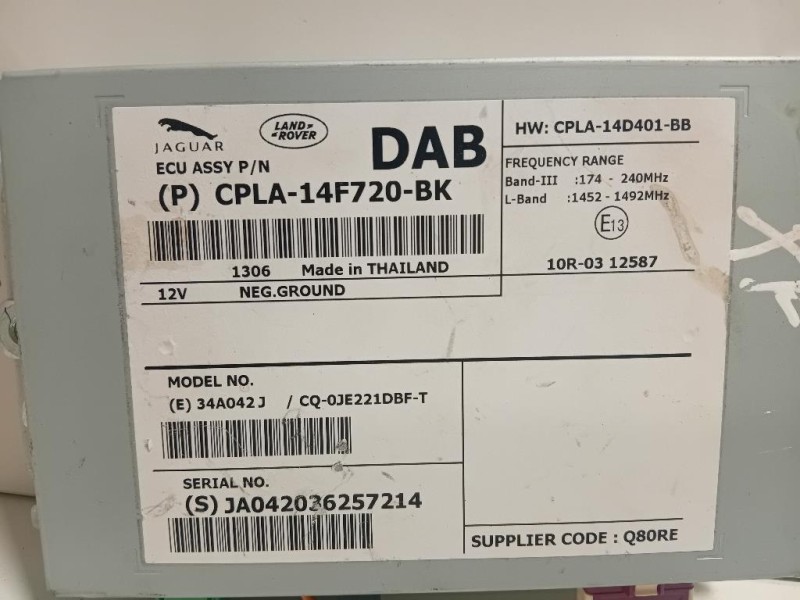Centralina CPLA-14F720-BK Jaguar XF I 2011
