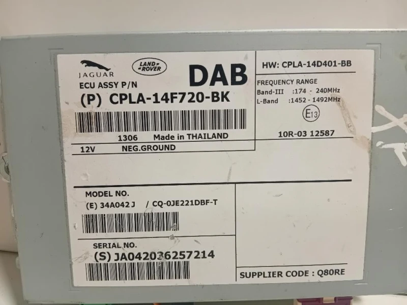 Centralina CPLA-14F720-BK Jaguar XF I 2011