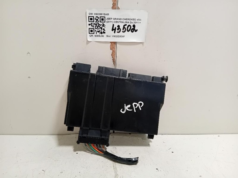 Centralina 05026615AM COMANDO SEDILE Jeep Grand Cherokee IV 2011