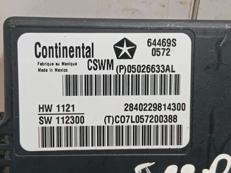 Centralina 05026633AL Jeep Grand Cherokee IV 2011