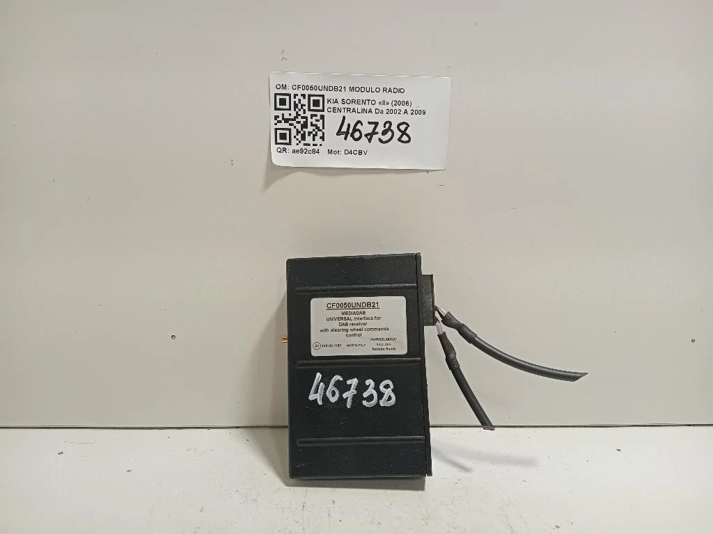 Centralina CF0050UNDB21 MODULO RADIO DAB Kia Sorento II 2006