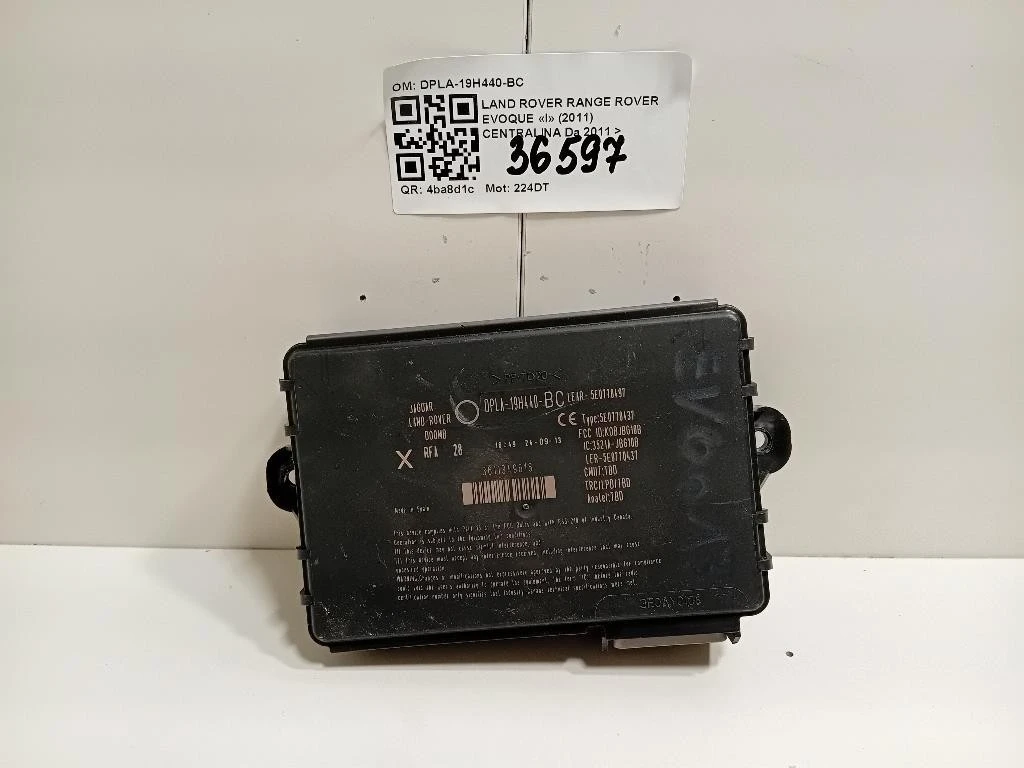 Centralina DPLA-19H440-BC Land Rover Range Rover Evoque I 2011