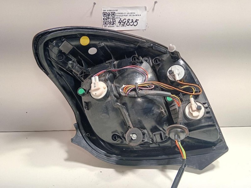 Fanale POST SX 81560-0H162 Citroen C1 II 2014