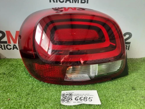Fanale POST SX 9812257580 Citroen C3 III 2016