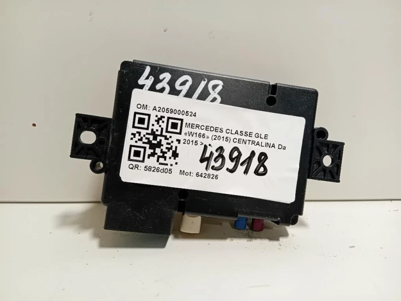 Centralina A2059000524 Mercedes Classe GLE W166 2015