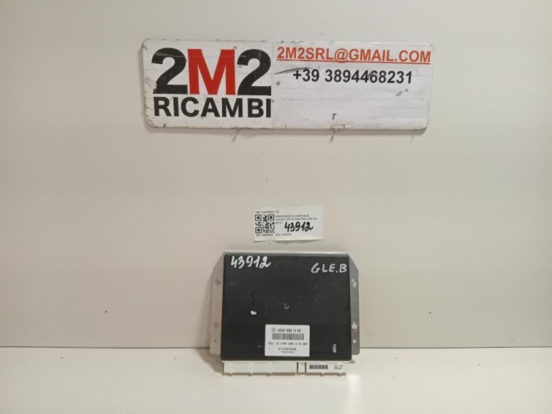 Centralina A2929001102 Mercedes Classe GLE W166 2015