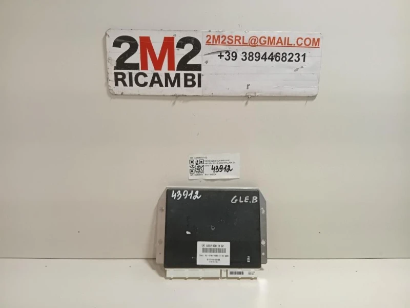 Centralina A2929001102 Mercedes Classe GLE W166 2015