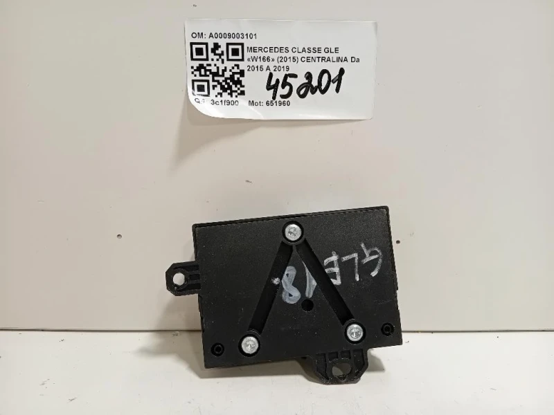 Centralina A0009003101 Mercedes Classe GLE W166 2015