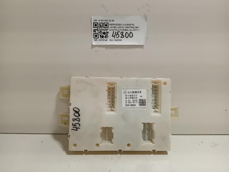 Centralina A1669003208 Mercedes Classe ML W166 2012