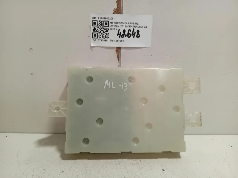 Centralina A1669003208 Mercedes Classe ML W166 2012
