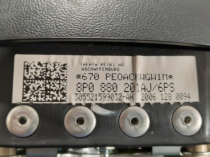 Air-bag Guidatore 8P0 880 201AJ Audi A3 8P1 2008