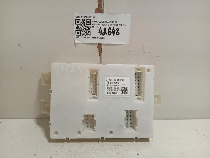 Centralina A1669003208 Mercedes Classe ML W166 2012