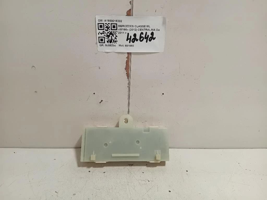 Centralina A1669016302 Mercedes Classe ML W166 2012