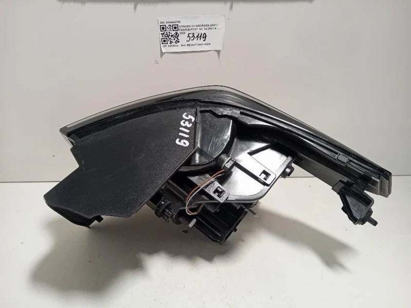 Fanale POST SX 9848440780 Citroen C3 Aircross 2021
