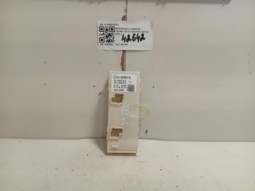 Centralina A1669016302 Mercedes Classe ML W166 2012