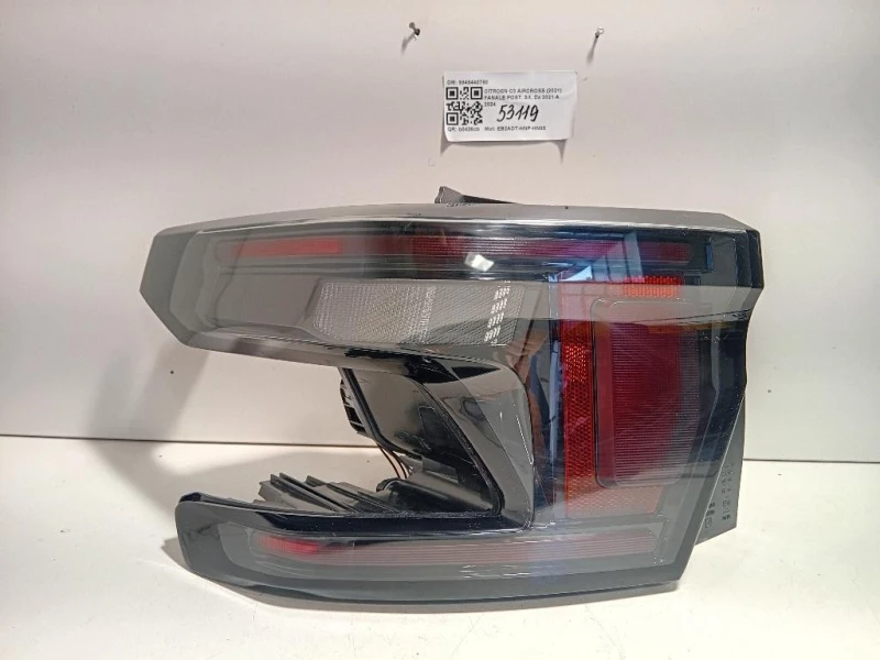 Fanale POST SX 9848440780 Citroen C3 Aircross 2021