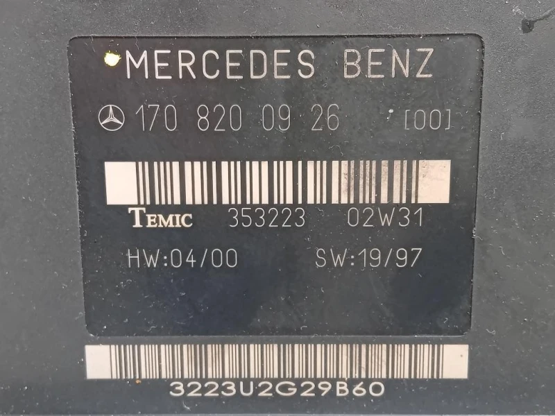 Centralina 170 820 09 26 Mercedes Classe SLK R170 1997