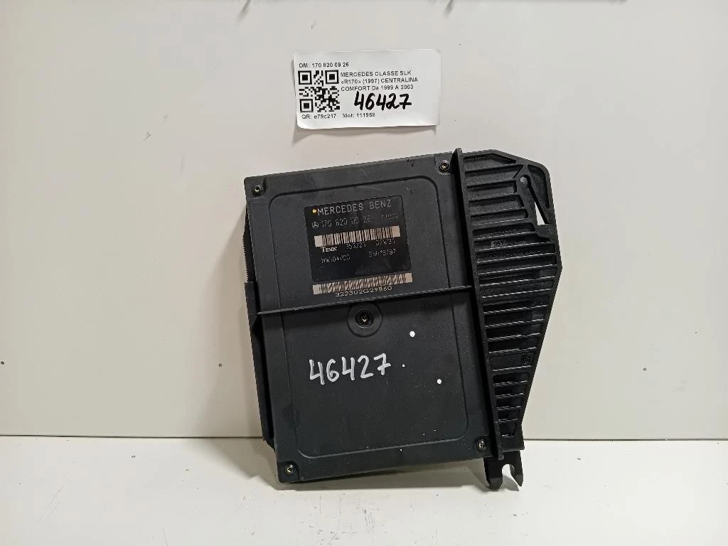 Centralina 170 820 09 26 Mercedes Classe SLK R170 1997