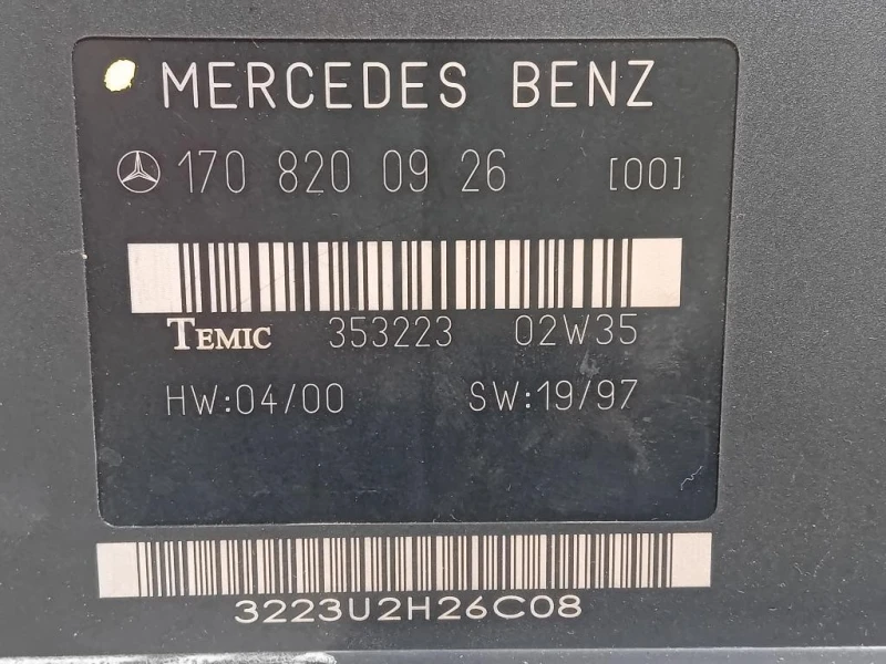 Centralina 170 820 09 26 CENTRALINA TETTO Mercedes Classe SLK R170 1997