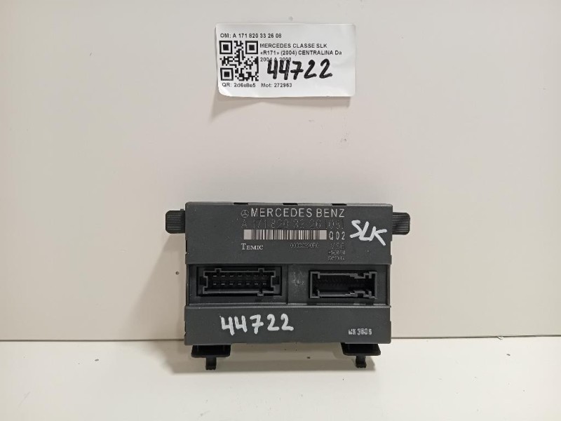 Centralina A 171 820 33 26 08 Mercedes Classe SLK R171 2004
