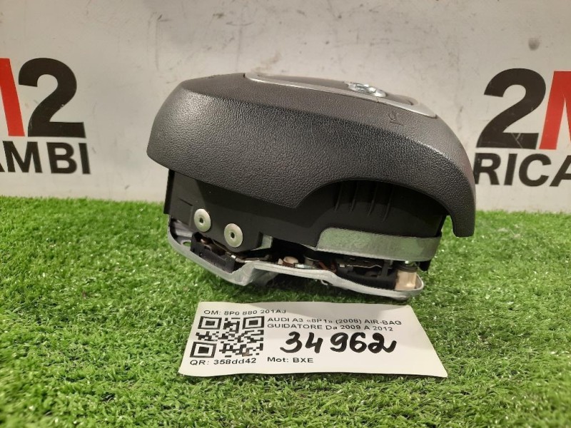 Air-bag Guidatore 8P0 880 201AJ Audi A3 8P1 2008