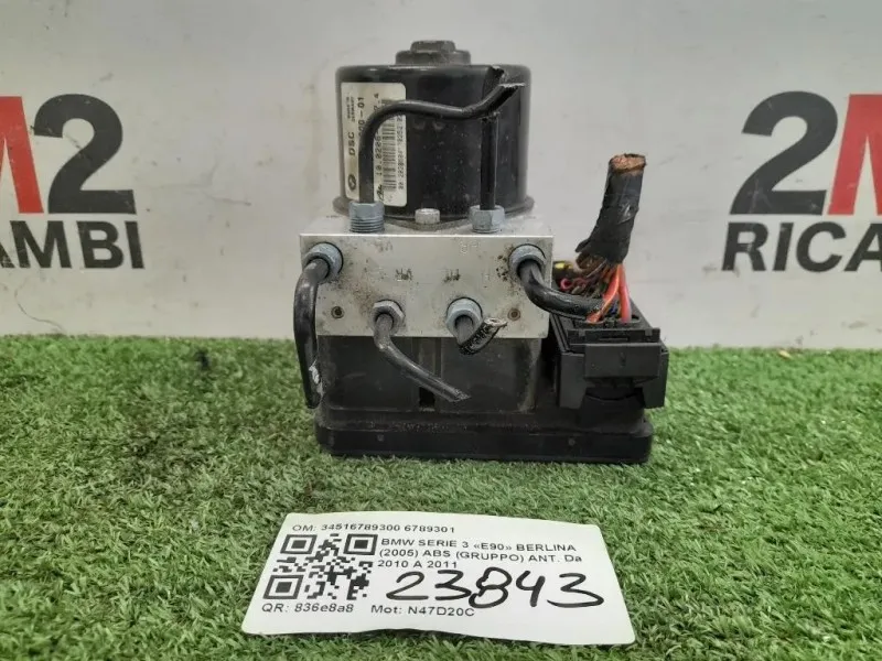 ABS Gruppo ANT 34516789300 6789301 Bmw Serie 3 E90 Berlina 2005