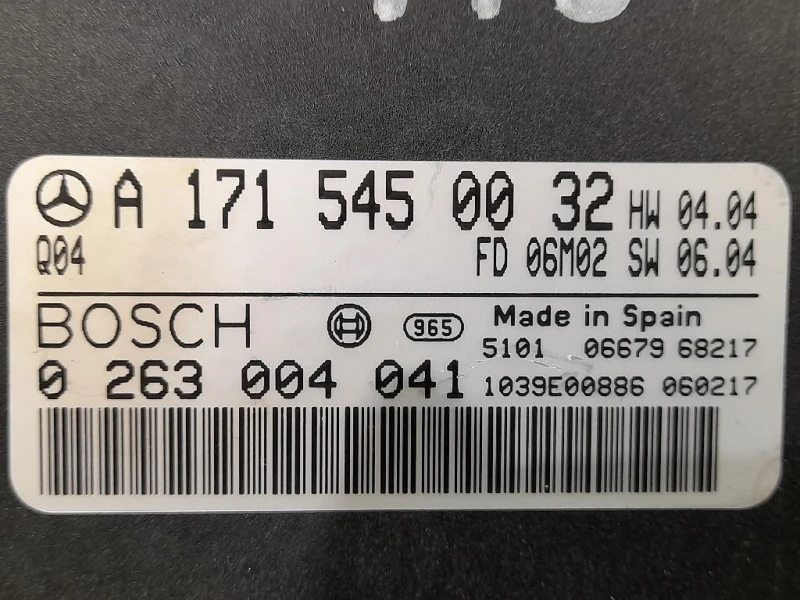 Centralina A1718201626 CENTRALINA PARKTRONIC Mercedes Classe SLK R171 2004