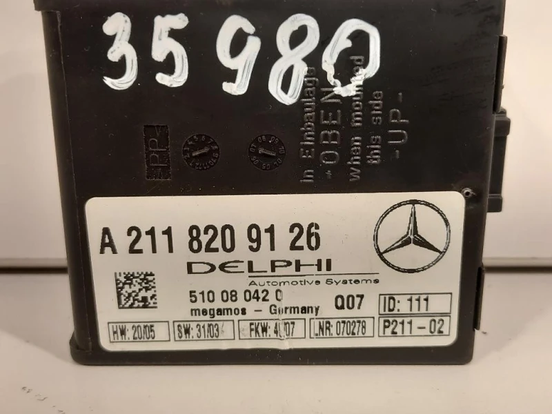 Centralina A2118209126 CENTRALINA ALLARME Mercedes Classe SLK R171 2004