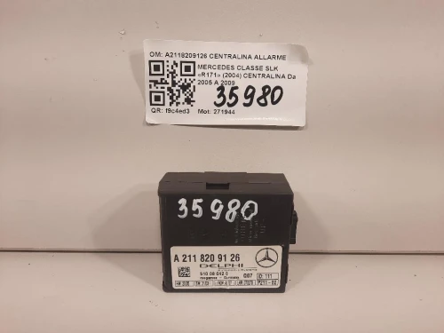 Centralina A2118209126 CENTRALINA ALLARME Mercedes Classe SLK R171 2004