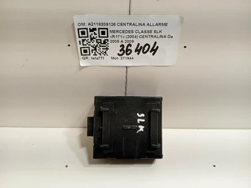 Centralina A2118209126 CENTRALINA ALLARME Mercedes Classe SLK R171 2004