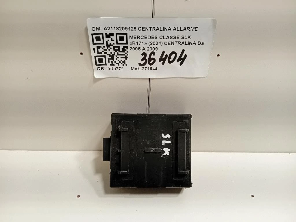 Centralina A2118209126 CENTRALINA ALLARME Mercedes Classe SLK R171 2004