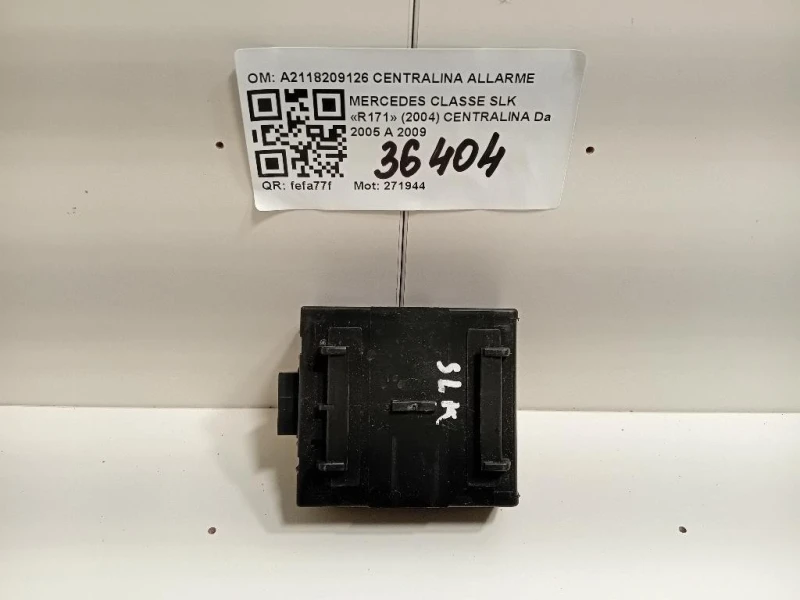 Centralina A2118209126 CENTRALINA ALLARME Mercedes Classe SLK R171 2004