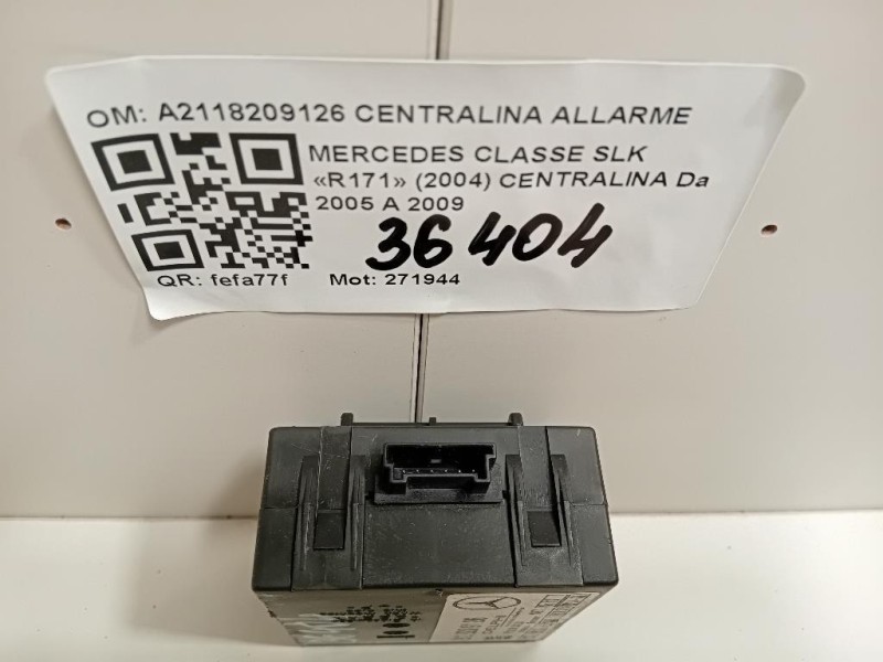 Centralina A2118209126 CENTRALINA ALLARME Mercedes Classe SLK R171 2004