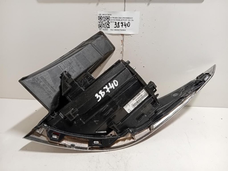Fanale POST SX 9822178080 Citroen DS3 Crossback 2018