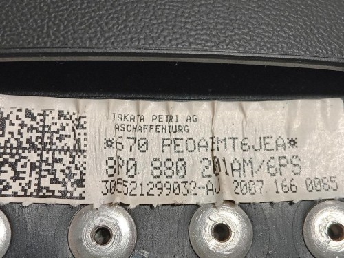 Air-bag Guidatore 8P0 880 201AJ Audi A3 8P1 2008